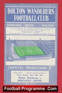 Bolton Wanderers v Newcastle United 1965