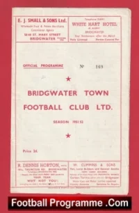 Bridgwater Town v Stonehouse 1950 1951