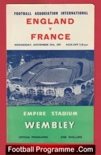 England v France 1957 – Duncan Edwards Last International Match