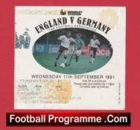 England v Germany 1991 – Football Ticket
