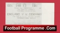 England v Germany 1991 – Football Ticket Schoolboys