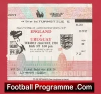 England v Uruguay 1990 – Football Ticket