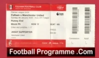 Fulham v Manchester United 2025 – Football Ticket