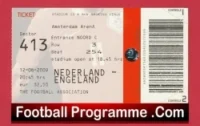 Holland v England 2009 – Football Ticket Netherlands