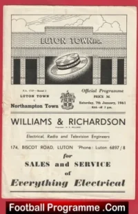 Luton Town v Northampton Town 1961