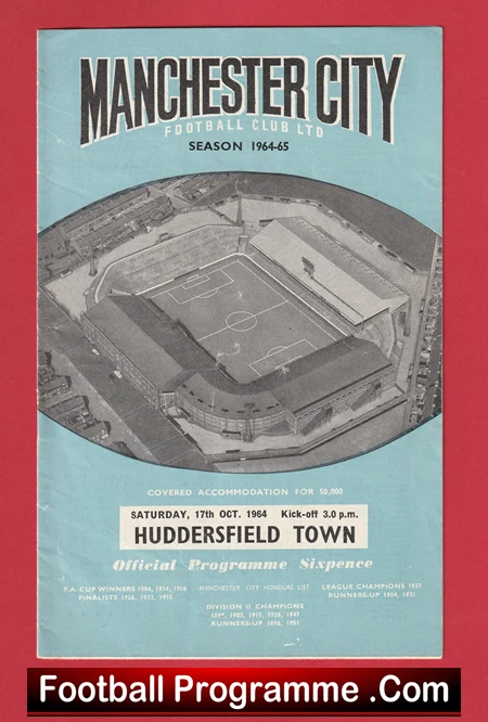 Manchester City v Huddersfield Town 1964 - Image 2