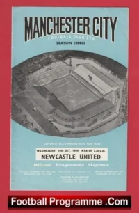 Manchester City v Newcastle United 1964