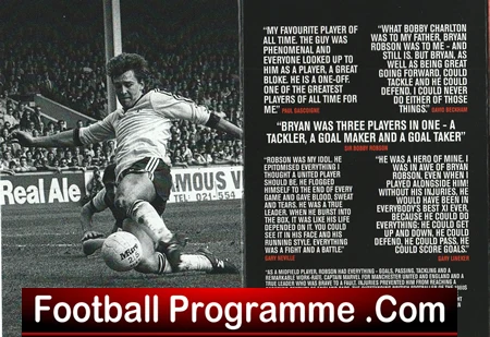 Manchester United Bryan Robson Autographed Signed Info Card - Image 4