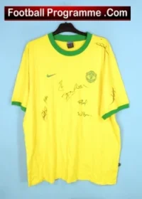 Manchester United Multi Signed Football Shirt David Beckham Ferguson Etc