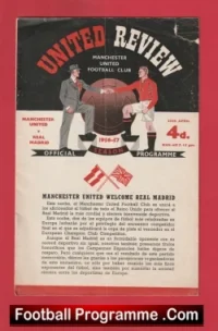 Manchester United v Real Madrid 1957 – Man Utd Semi Final