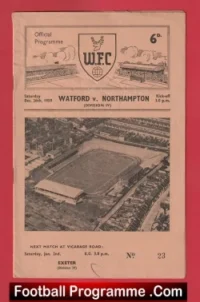 Watford v Northampton Town 1959