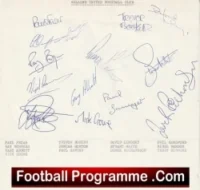 Welling United Football Club Multi Autographed Signed Team 1987 1988