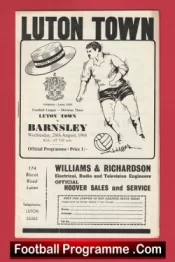 Luton Town v Barnsley 1968