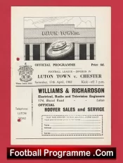 Luton Town v Chester City 1968