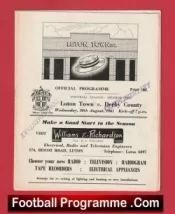 Luton Town v Derby County 1961
