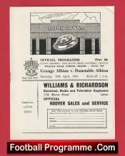 Grange Albion v Dunstable Albion 1966 – Cup Final at Luton Town