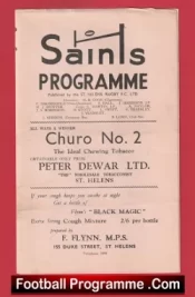 St Helens Rugby v Oldham 1961 – Old Rugby Programmes