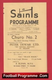 St Helens Rugby v Oldham 1961 – Old Rugby Programmes