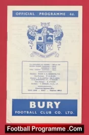 Bury v Derby County 1963