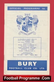 Bury v Derby County 1963