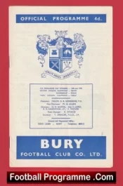 Bury v Sunderland 1962