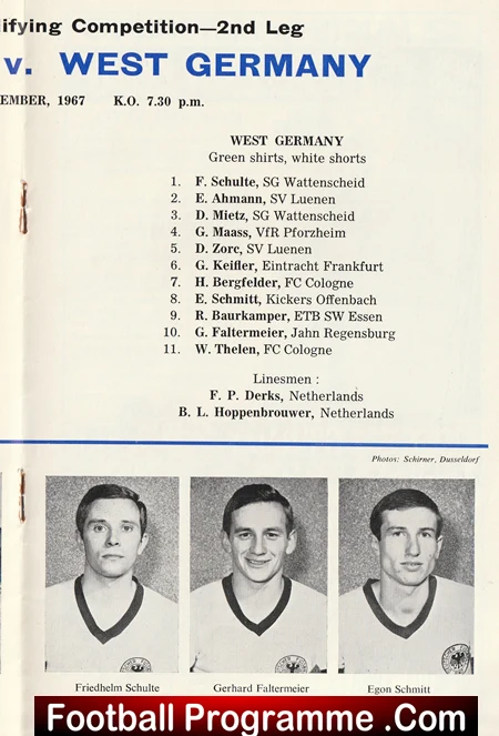 Great Britain v Germany 1967 - Olympic Games Football at Hendon London - Image 4