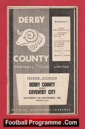 Derby County v Coventry City 1966