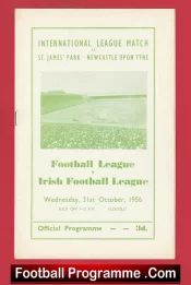 Football League v Ireland League 1956 – Newcastle United