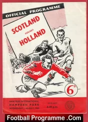 Scotland v Holland 1958 – Amateur International Hampden Park