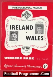 Northern Ireland v Wales 1957 – Windsor Park Belfast