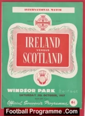 Northern Ireland v Scotland 1957 – Windsor Park Belfast