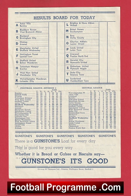 Sheffield Wednesday v Bury 1962 - Reserves Match - Image 3