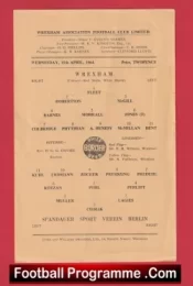 Wrexham v Spandauer Sport Verein 1964 – Germany German Football