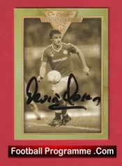 Manchester United Kevin Moran Man Utd Signed Football Card Autograph