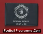 Manchester United Man Utd Season Ticket Book LMTB 1995 1996