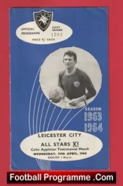 Colin Appleton Testimonial Benefit Match Leicester City 1964