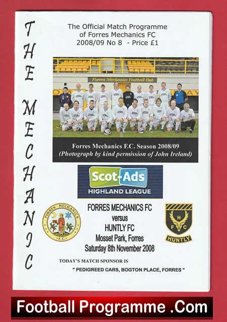 Forres Mechanics v Huntly 2008 - Scotland - Image 2