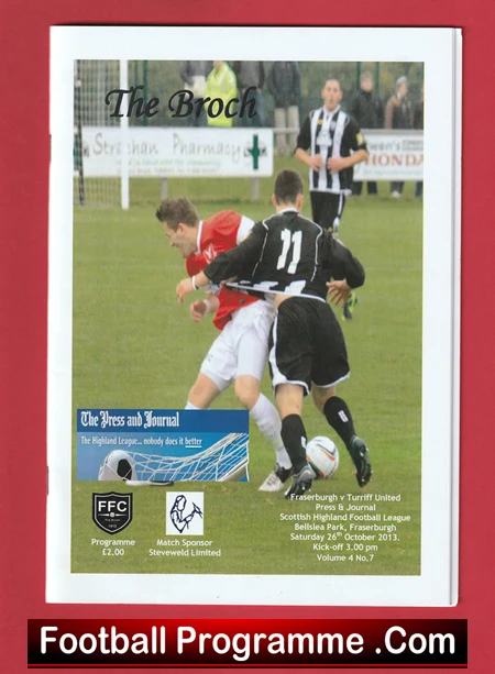 Fraserburgh v Turriff United 2013 - Highland League Scotland - Image 2