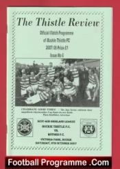 Buckie Thistle v Rothes 2007 – Highland League Scotland