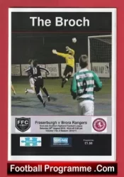 Fraserburgh v Brora Rangers 2010 – Highland League Scotland