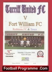 Turriff United v Fort William 2009 – Highland League Scotland