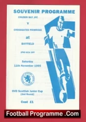 Cruden Bay v Crossgates Primrose 1995 – Bayfield Scotland