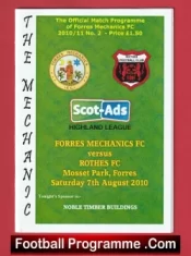 Forres Mechanics v Rothes 2010 – Scotland