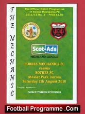 Forres Mechanics v Rothes 2010 – Scotland