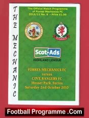 Forres Mechanics v Cove Rangers 2010 – Scotland