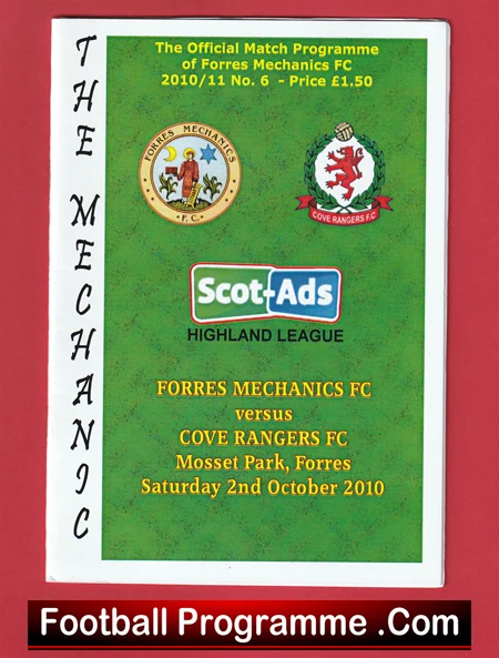 Forres Mechanics v Cove Rangers 2010 - Scotland - Image 2