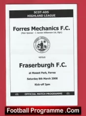Forres Mechanics v Fraserburgh 2008 – Scotland