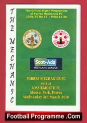 Forres Mechanics v Lossiemouth 2010 – Scotland