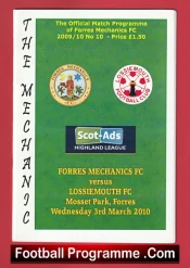 Forres Mechanics v Lossiemouth 2010 – Scotland