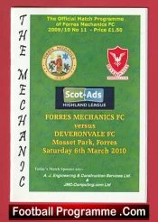 Forres Mechanics v Deveronvale 2010 – Scotland